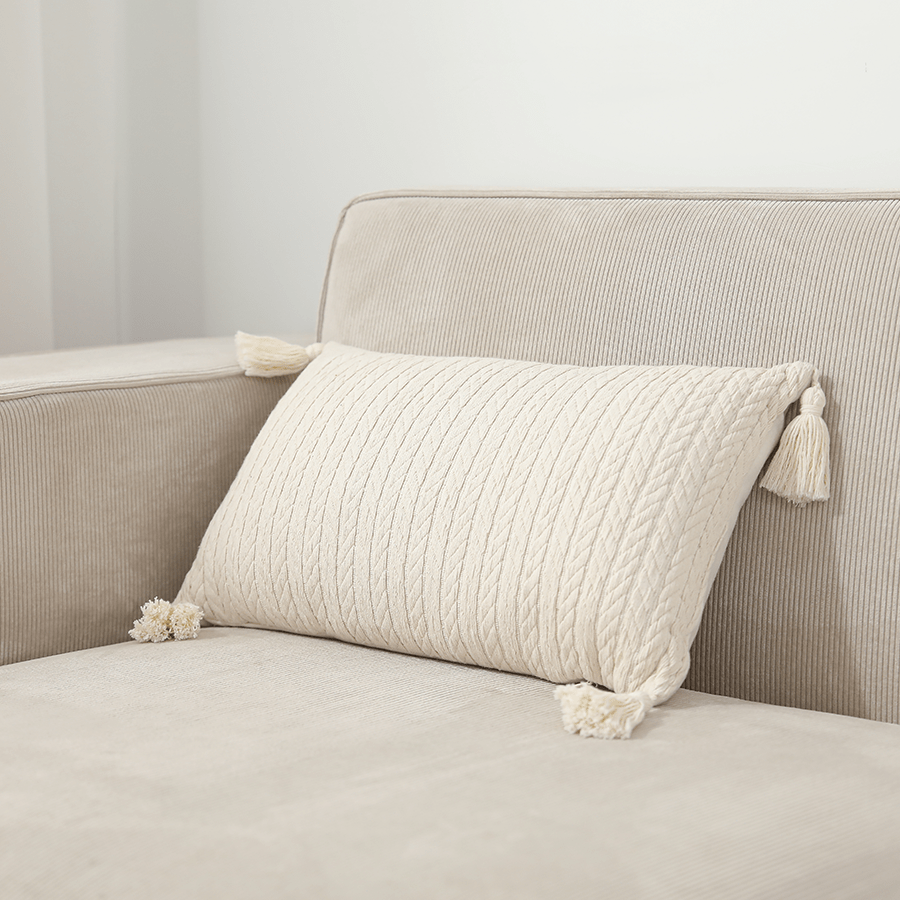 Milica Boho White Kidney Pillowcase