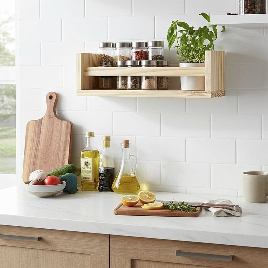 Minju Wooden Spice Rack