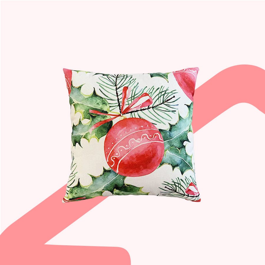 Miri Christmas Balls Throw Pillowcase