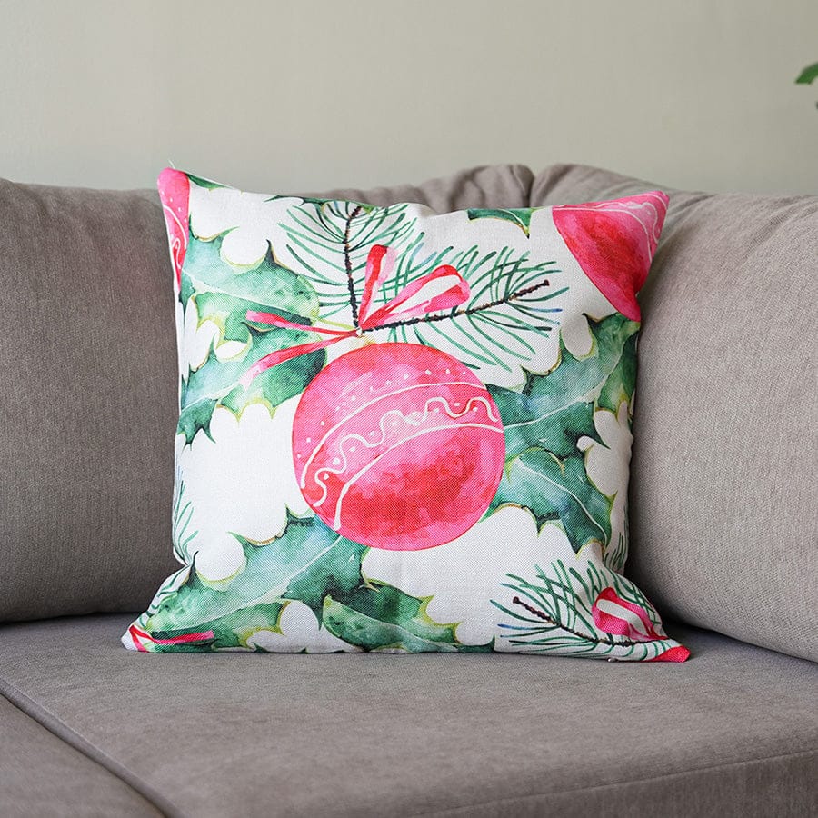 Miri Christmas Balls Throw Pillowcase