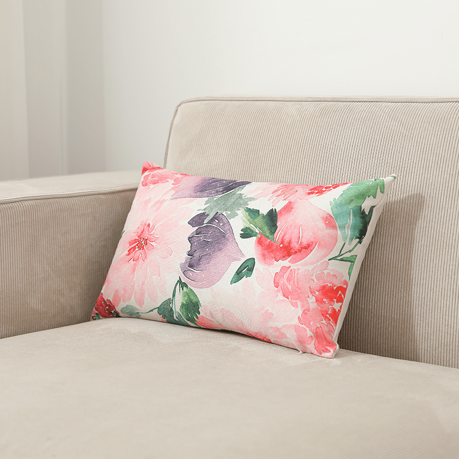 Miri Floral Blooms Kidney Pillowcase