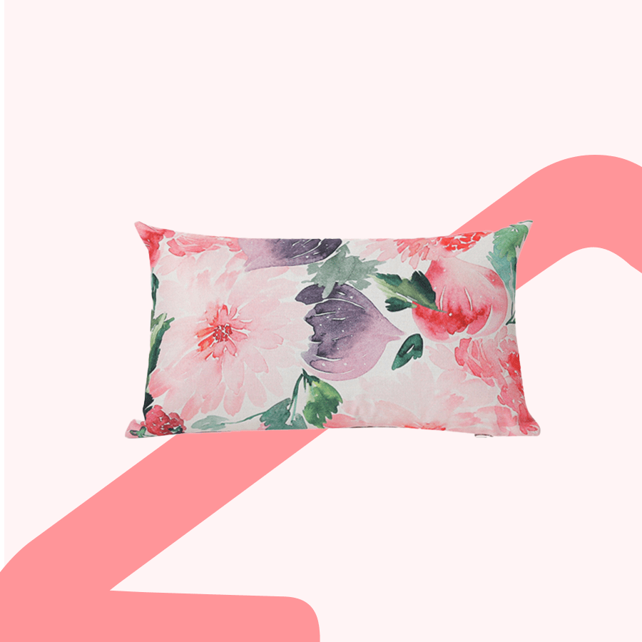 Miri Floral Blooms Kidney Pillowcase