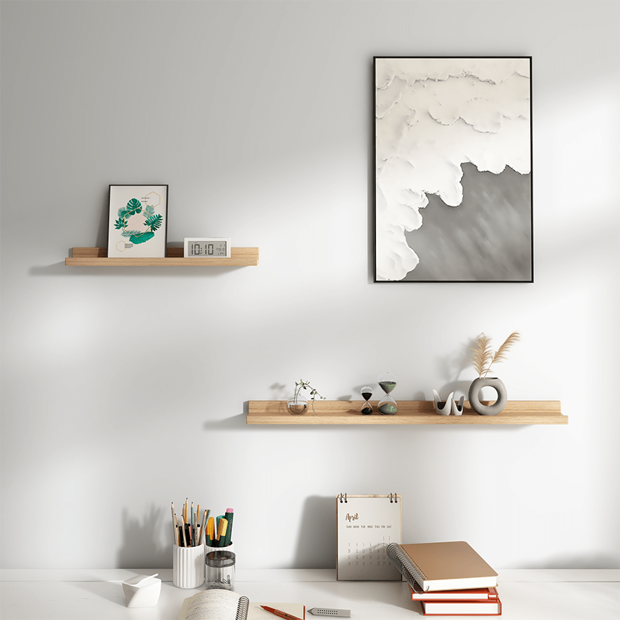 MORE MISSION OPTIONS Mission 80x10 cm Floating Shelf Mission 80x10 cm Floating Shelf Mandaue Foam