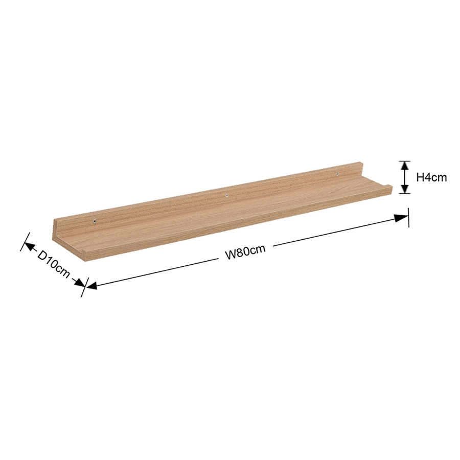 MORE MISSION OPTIONS Mission 80x10 cm Floating Shelf Mission 80x10 cm Floating Shelf Mandaue Foam