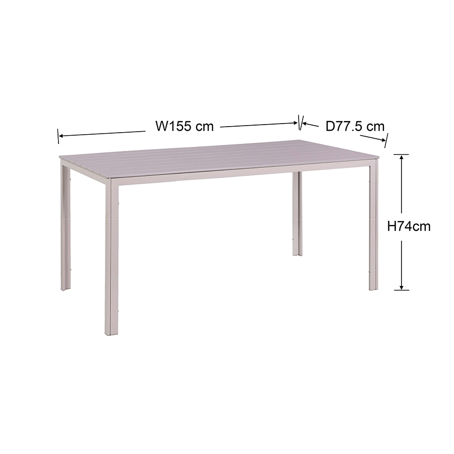 Monro 6 Seater Outdoor Dining Set