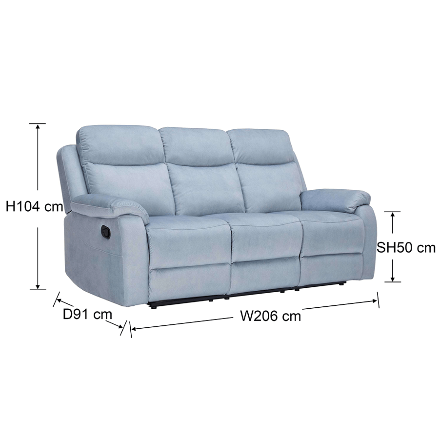 Morgan 3 Seater Recliner