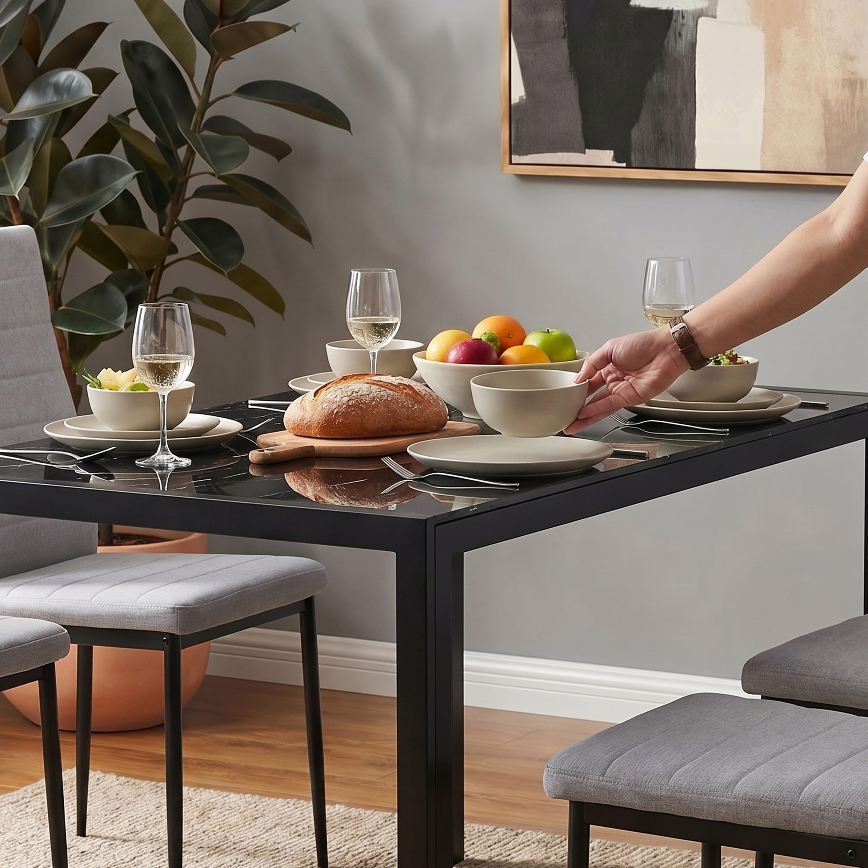 Nadine 4 Seater Dining Set