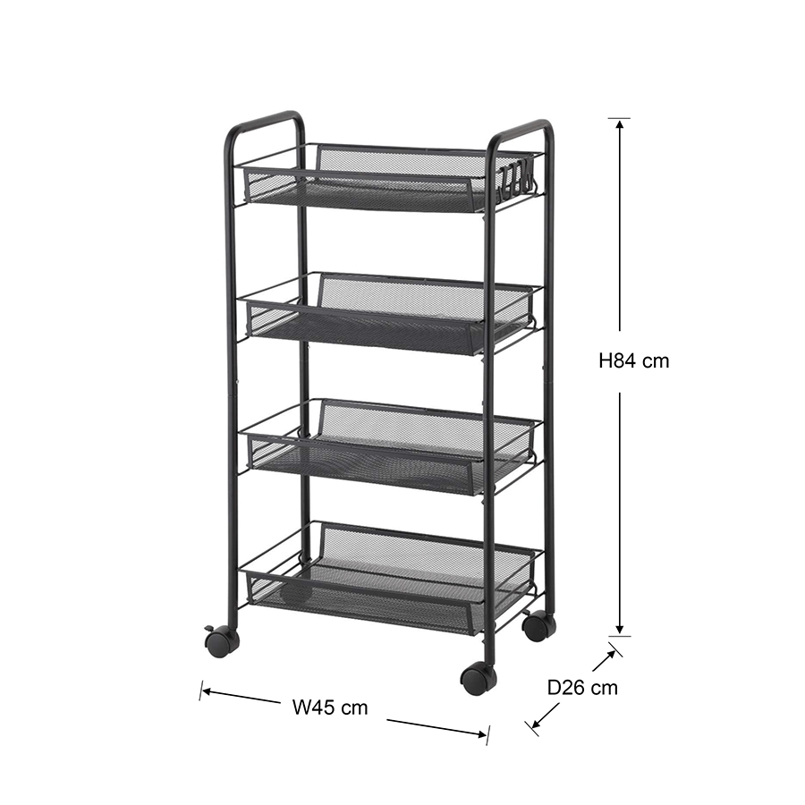 MORE NELLY OPTIONS Nelly Wide Metal Trolley Nelly Wide Metal Trolley Beige Mandaue Foam