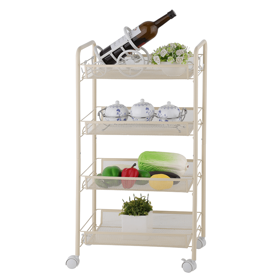 MORE NELLY OPTIONS Nelly Wide Metal Trolley Nelly Wide Metal Trolley Beige Mandaue Foam