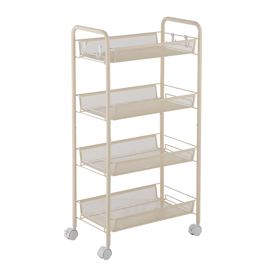 MORE NELLY OPTIONS Nelly Wide Metal Trolley Nelly Wide Metal Trolley Beige Mandaue Foam