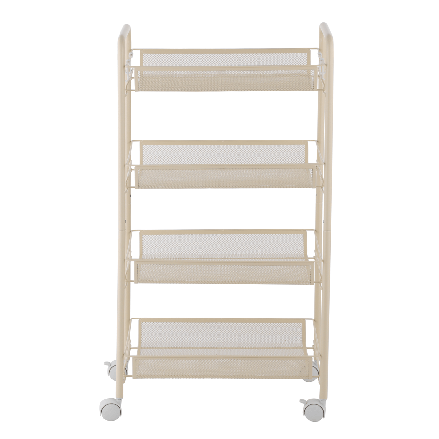 MORE NELLY OPTIONS Nelly Wide Metal Trolley Nelly Wide Metal Trolley Beige Mandaue Foam