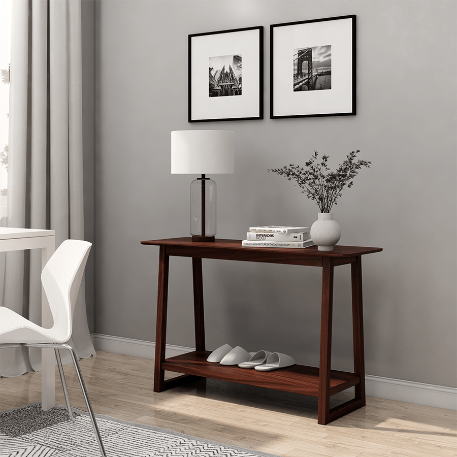 MORE NORD OPTIONS Nord Console Table Nord Console Table Walnut Brown Mandaue Foam