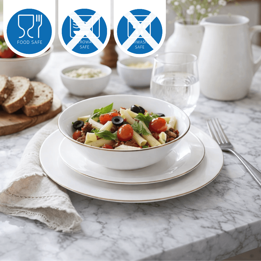 Nova Opalware Dinnerware 12pc Set