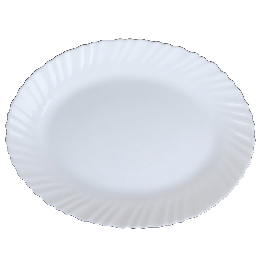 Nova Opalware Serving Plate Nova Opalware Serving Plate 14 inches Mandaue Foam