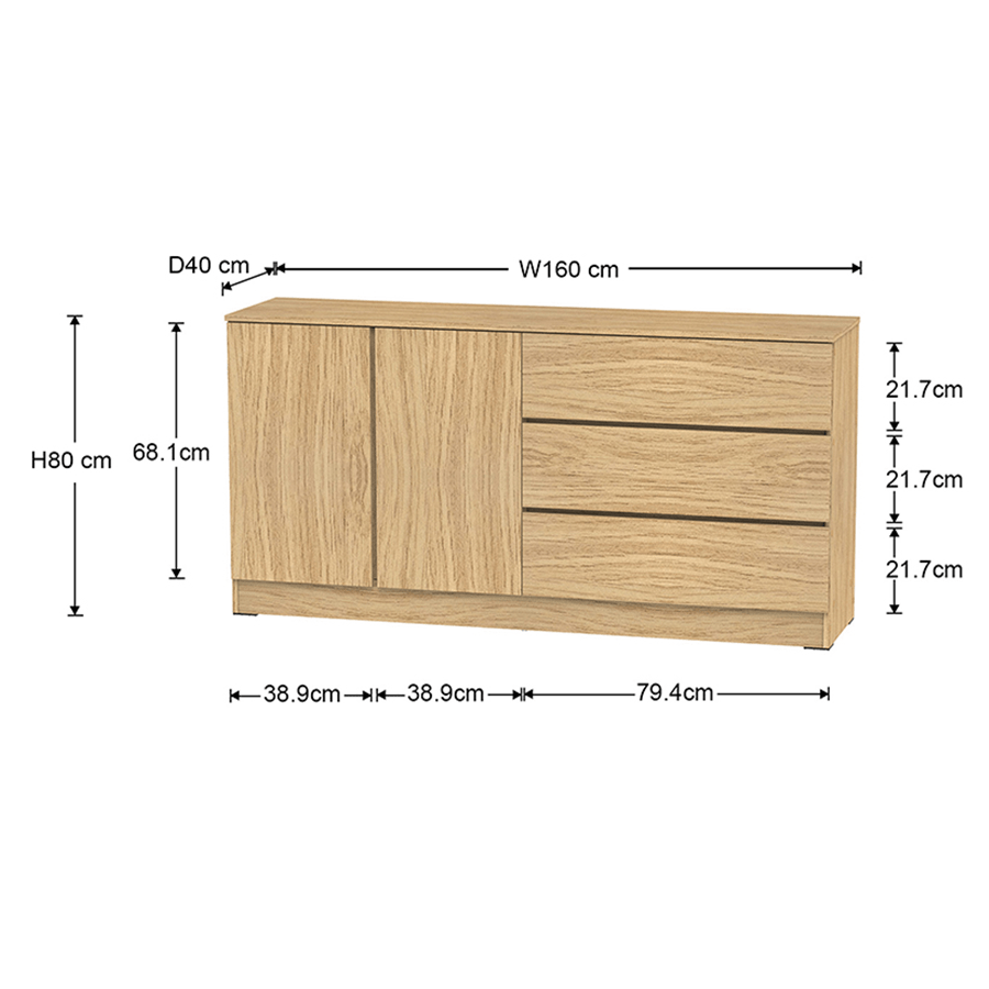 MORE NOWEL OPTIONS Nowel 160 cm Buffet Nowel 160 cm Buffet Mandaue Foam