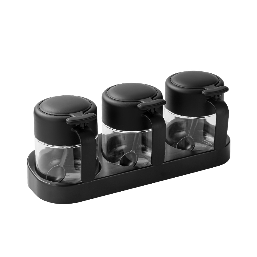 Orson Spice Jar with Spoon Set of 3