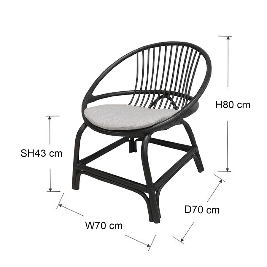 Pacific Chair with Cushion Pacific Chair with Cushion Mandaue Foam