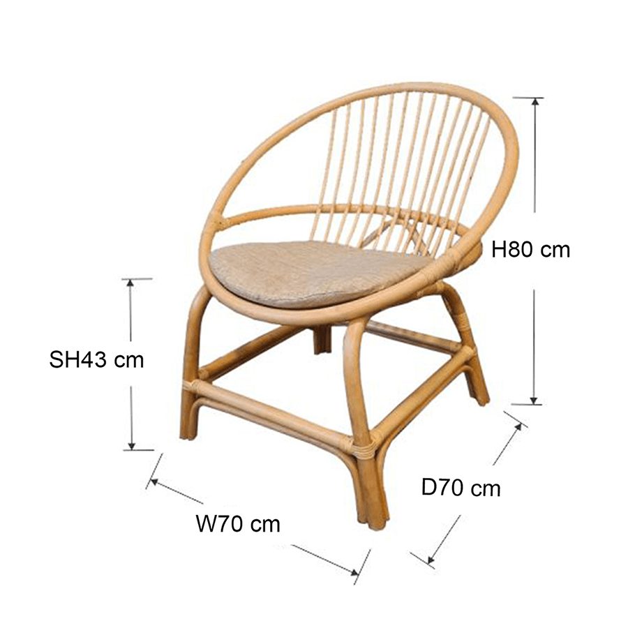 Pacific Chair with Cushion Pacific Chair with Cushion Mandaue Foam