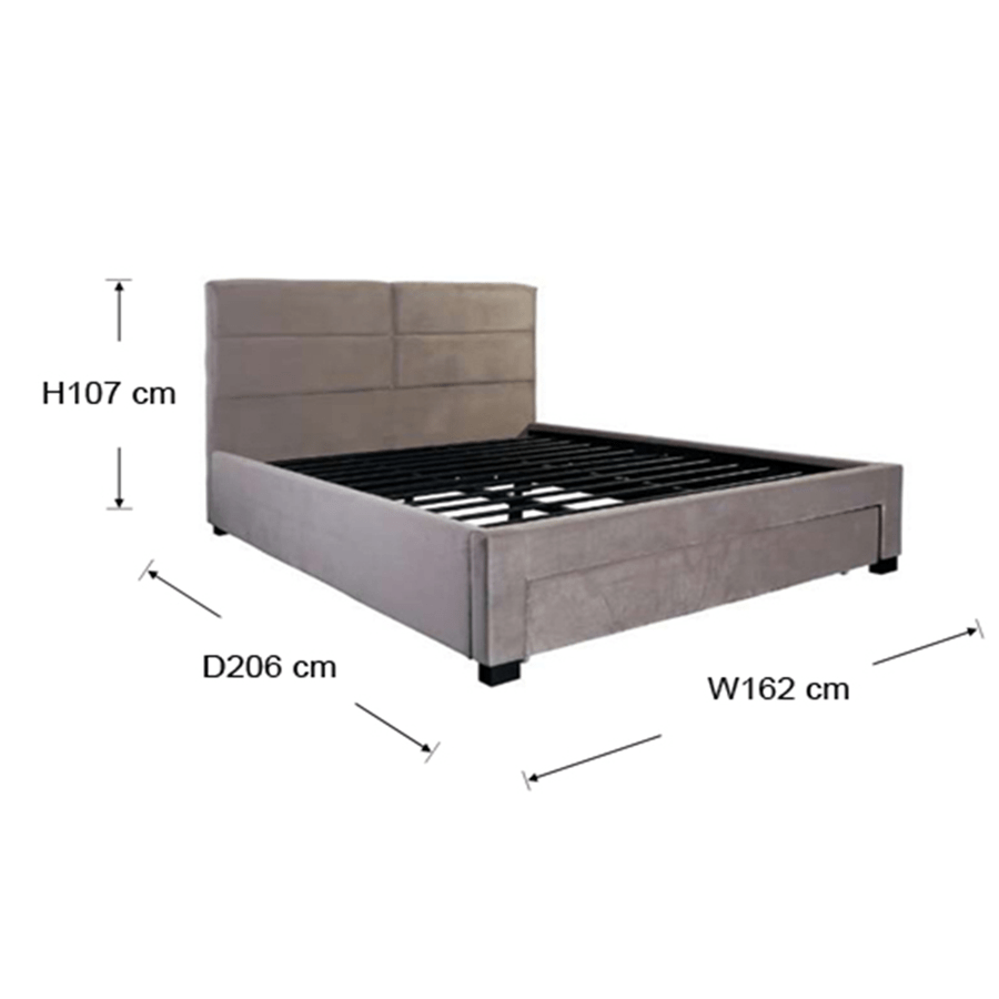 #size_Queen Bed 60x75