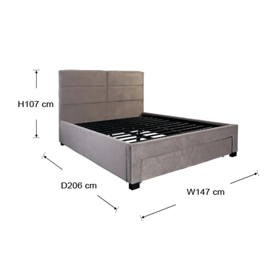 #size_Double Bed 54x75