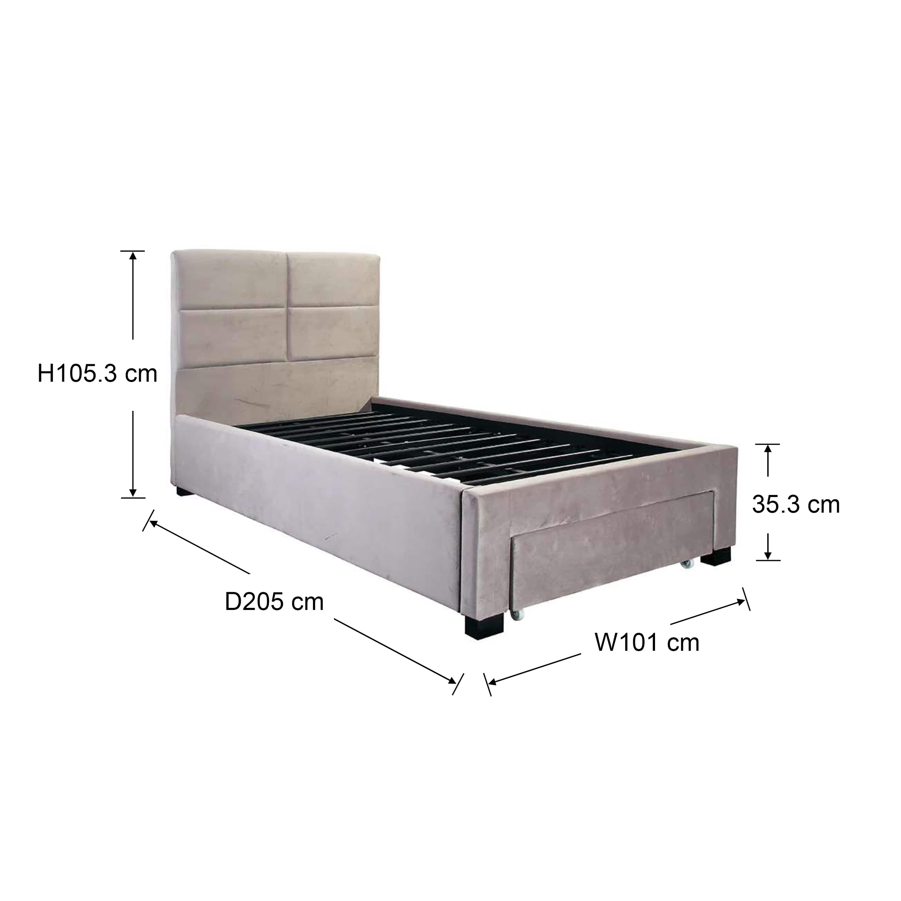 #size_Single Bed 36x75