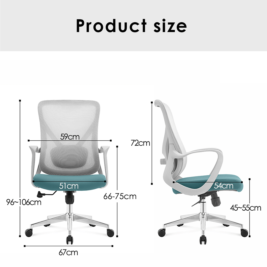 Paris Low Back Wide Seat Office Chair