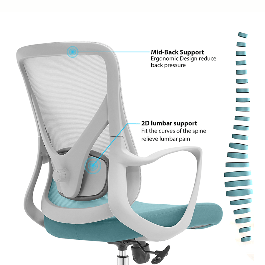 Paris Low Back Wide Seat Office Chair