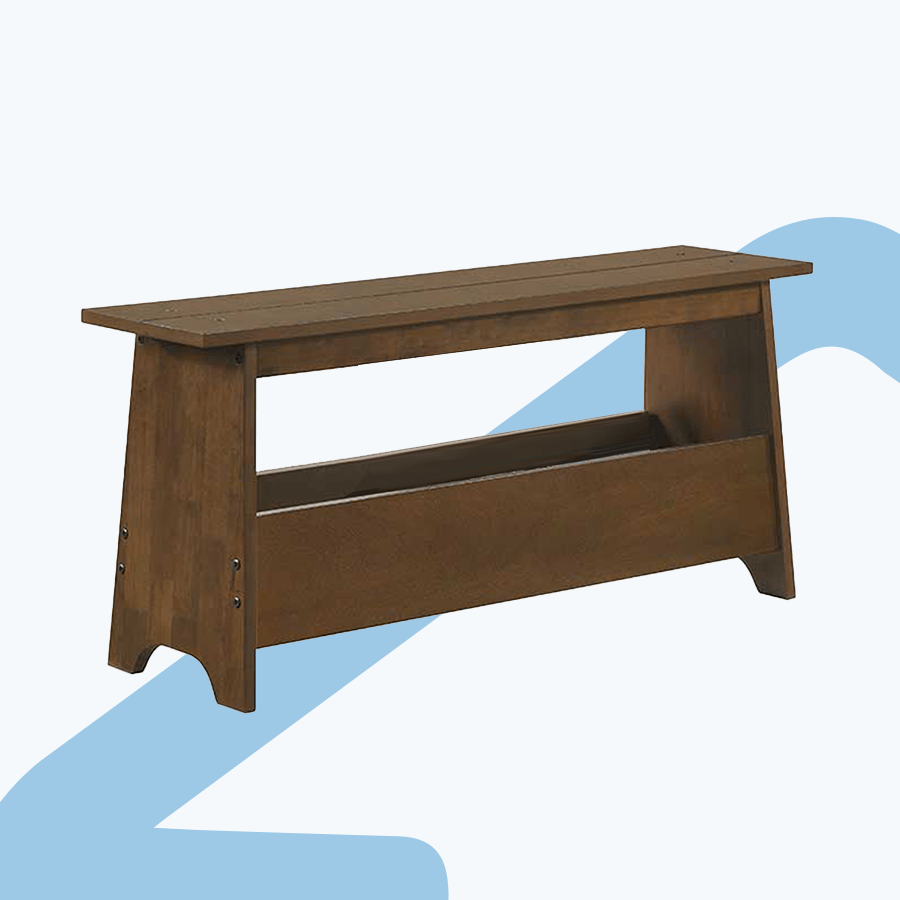 Pasha Wooden Bench with Storage