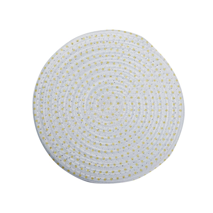 Polka Dot Round Trivet