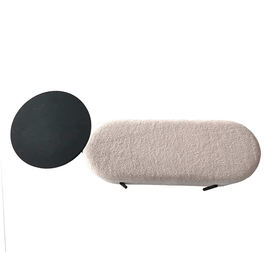 Pria Bench with Table & Storage