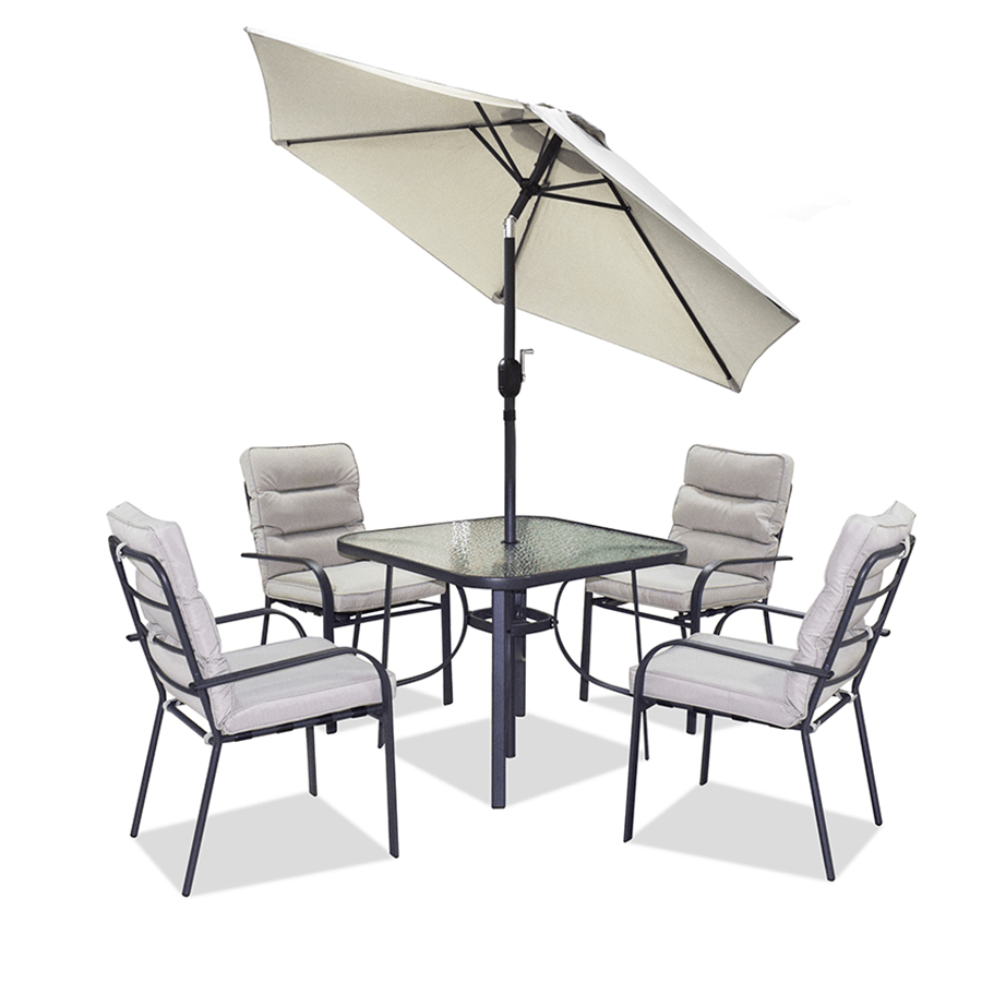 MORE PRIMROSE OPTIONS Primrose Outdoor 4 Seater Dining Primrose Outdoor 4 Seater Dining Gray Mandaue Foam