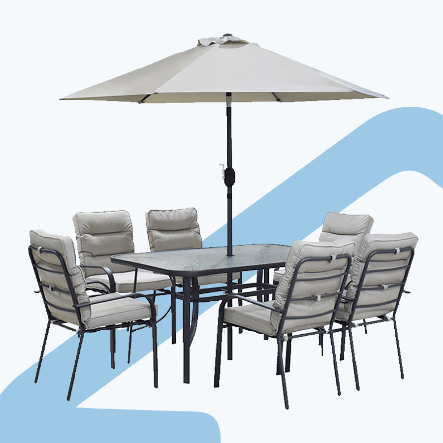 Primrose Outdoor 6 Seater Dining
