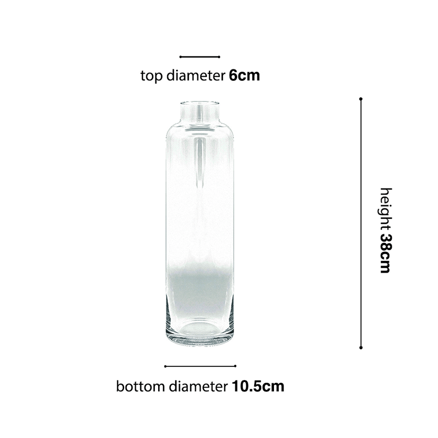 Radiance Clear Glass Vase Radiance Clear Glass Vase Mandaue Foam