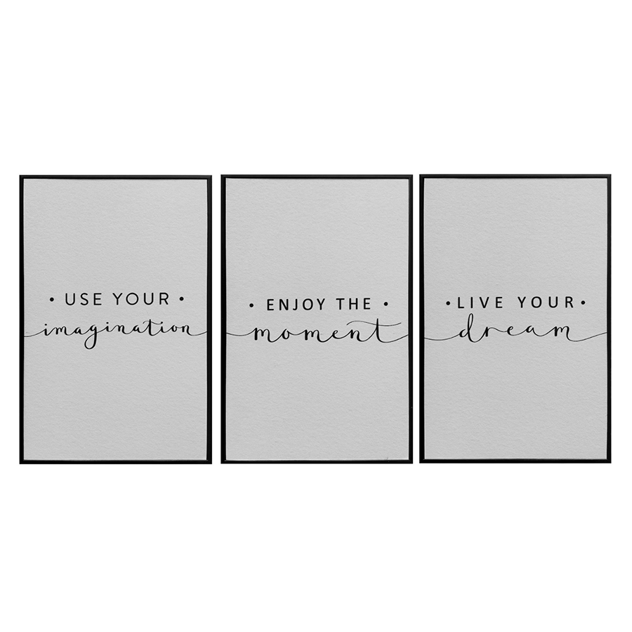 Randin Set of 3 Canvas Wall Art Randin Set of 3 Canvas Wall Art Mandaue Foam