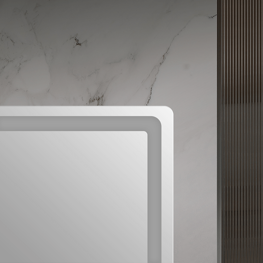 Rectangle Bathroom Mirror with LED Backlight