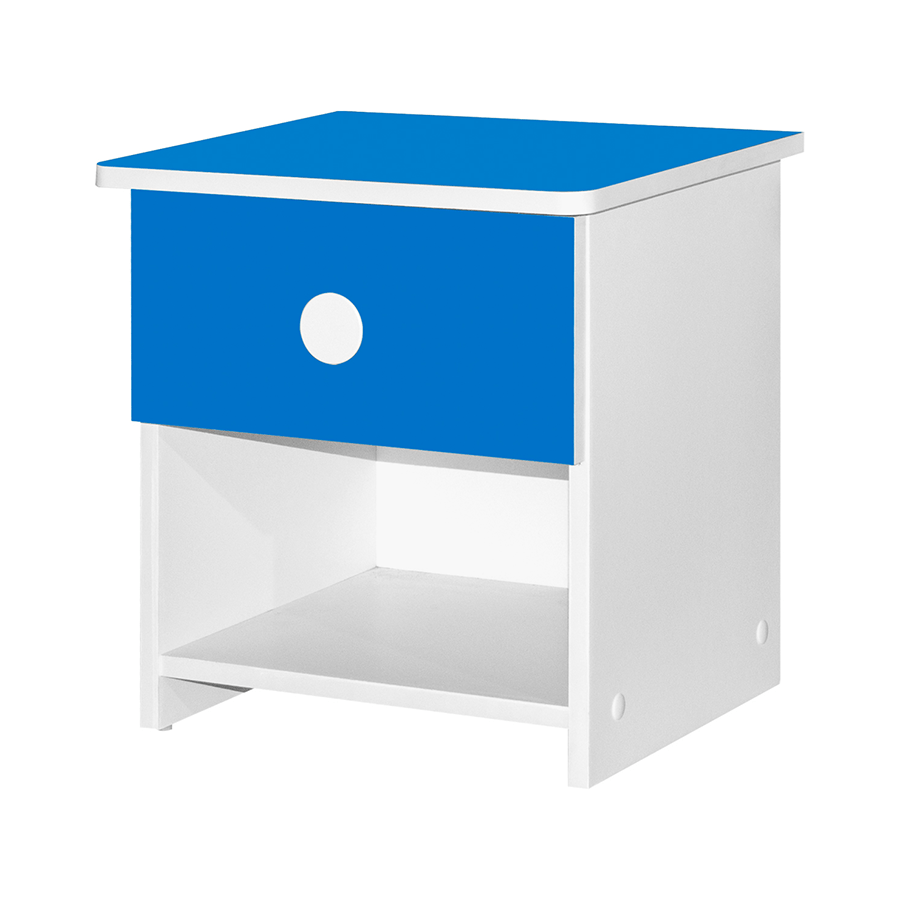 MORE REMY OPTIONS Remy Kids Nightstand Remy Kids Nightstand Blue + White Mandaue Foam