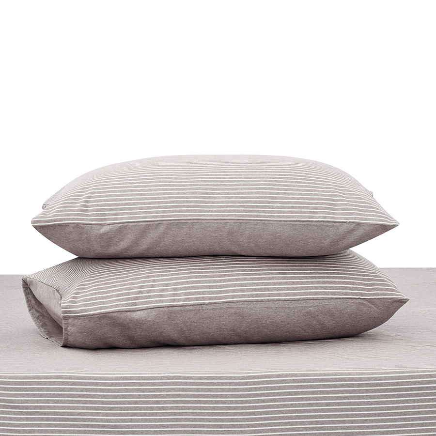 MORE STRIPE KHAKI LINEN OPTIONS Reversible Stripe Khaki 3pc Sheet Set Reversible Stripe Khaki 3pc Sheet Set Mandaue Foam