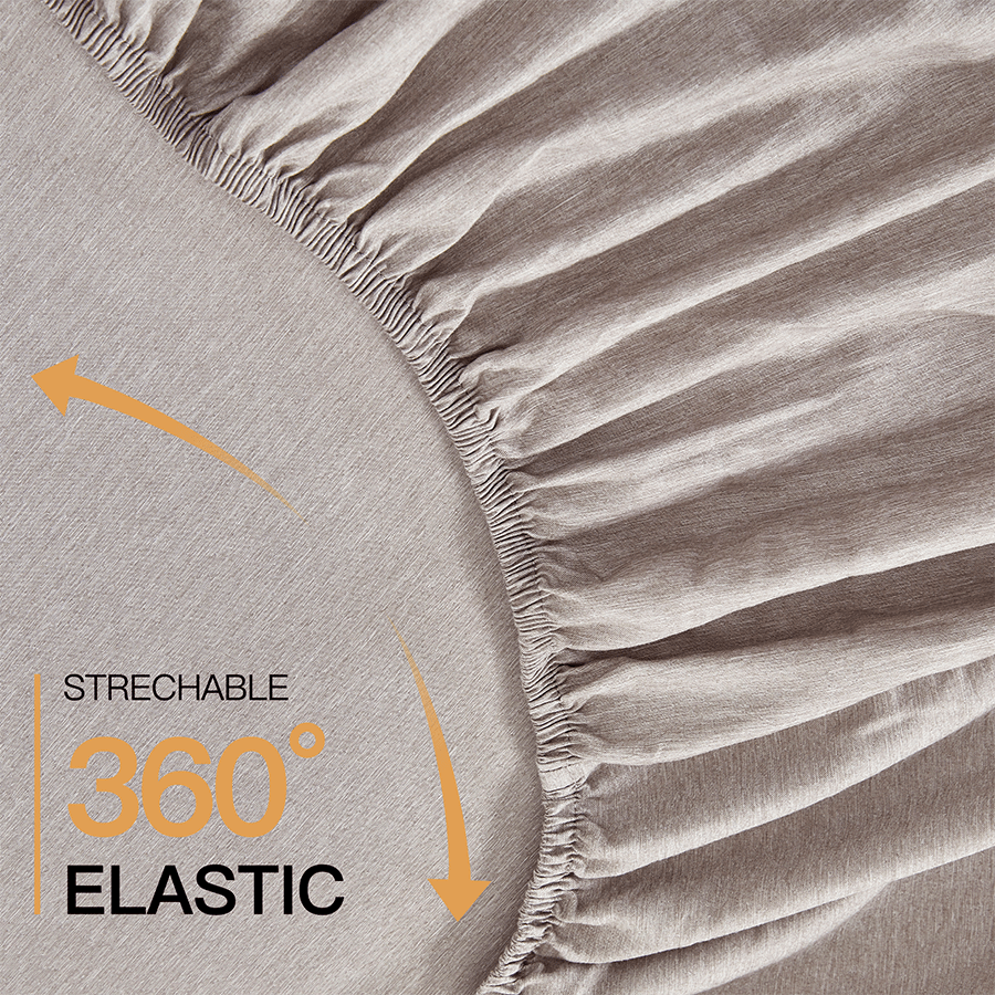 MORE STRIPE KHAKI LINEN OPTIONS Reversible Stripe Khaki 4pc Sheet Set Reversible Stripe Khaki 4pc Sheet Set Mandaue Foam