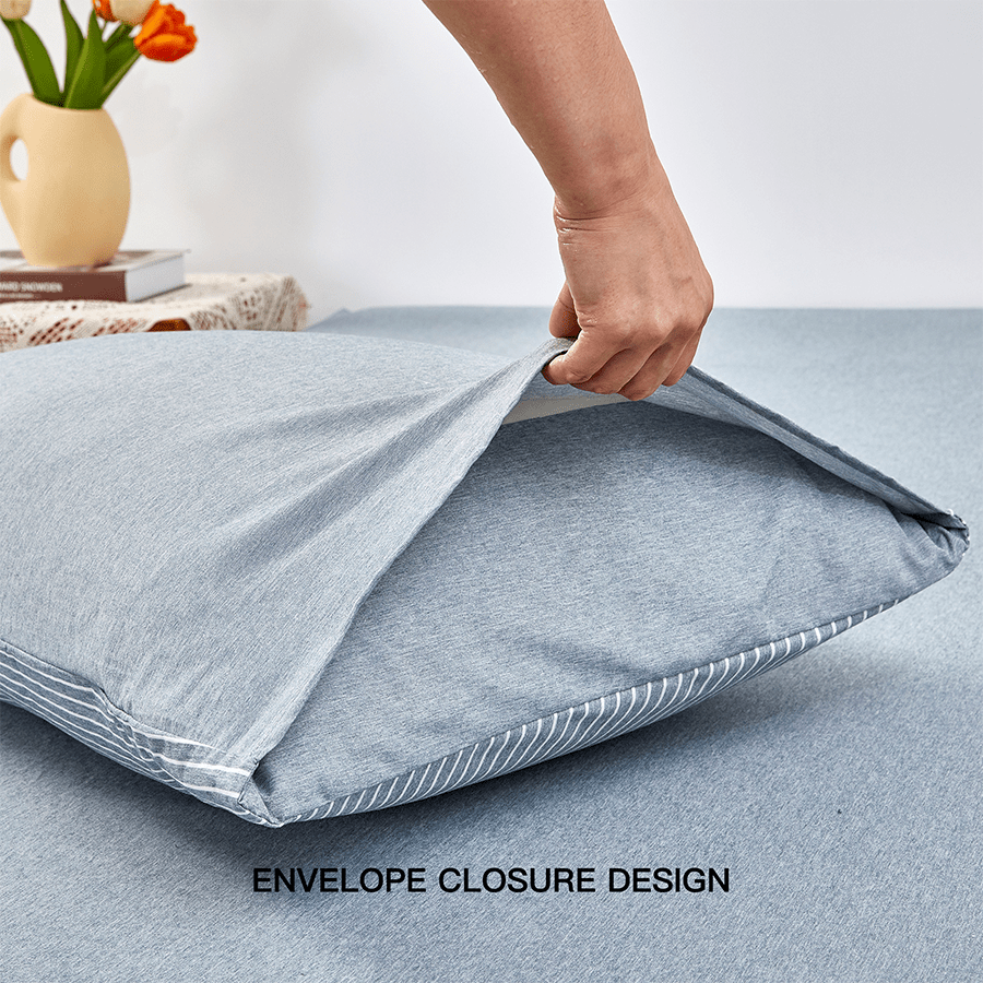 MORE STRIPE STARDEW LINEN OPTIONS Reversible Stripe Stardew 3pc Sheet Set Reversible Stripe Stardew 3pc Sheet Set Mandaue Foam