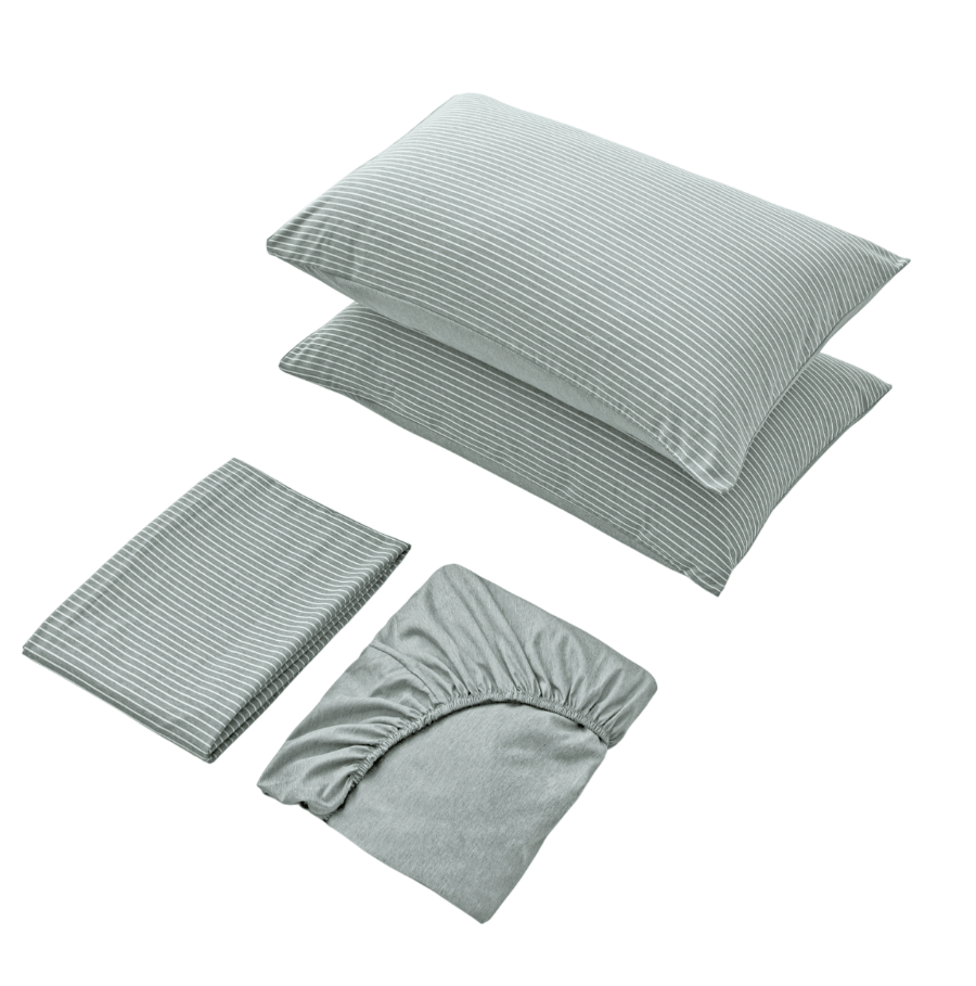 Reversible Stripe Stardew 4pc Sheet Set