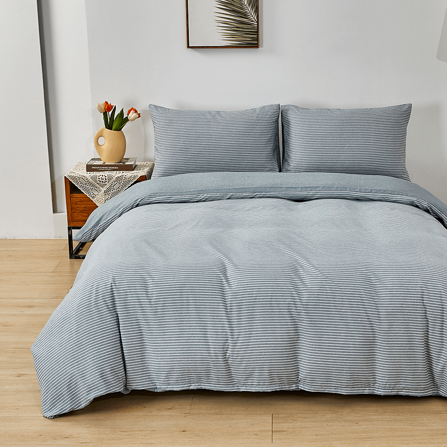 MORE STRIPE STARDEW LINEN OPTIONS Reversible Stripe Stardew Bed in A Bag Reversible Stripe Stardew Bed in A Bag Mandaue Foam