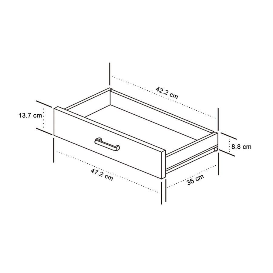 Rhys 6 Drawer Pedestal