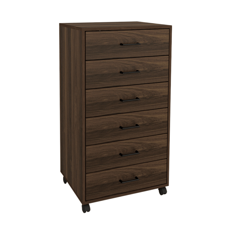 MORE RHYS OPTIONS Rhys 6 Drawer Pedestal Rhys 6 Drawer Pedestal Walnut Mandaue Foam