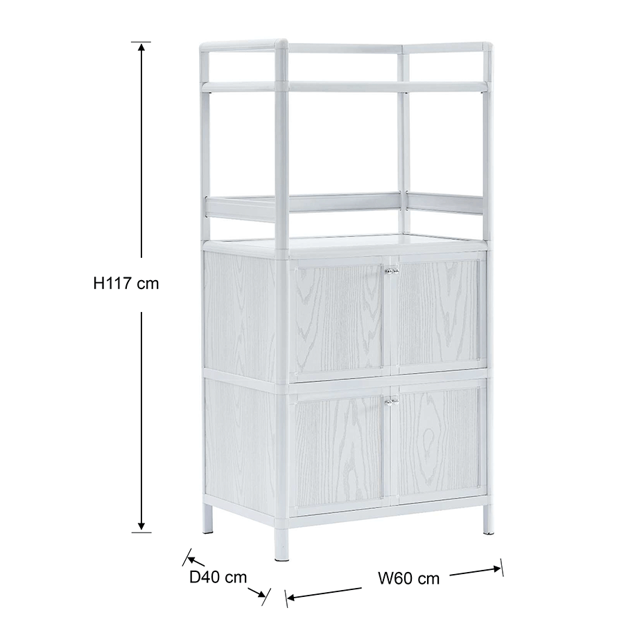 MORE RICCI OPTIONS Ricci 4 Door Kitchen Cabinet Ricci 4 Door Kitchen Cabinet White Oak Mandaue Foam