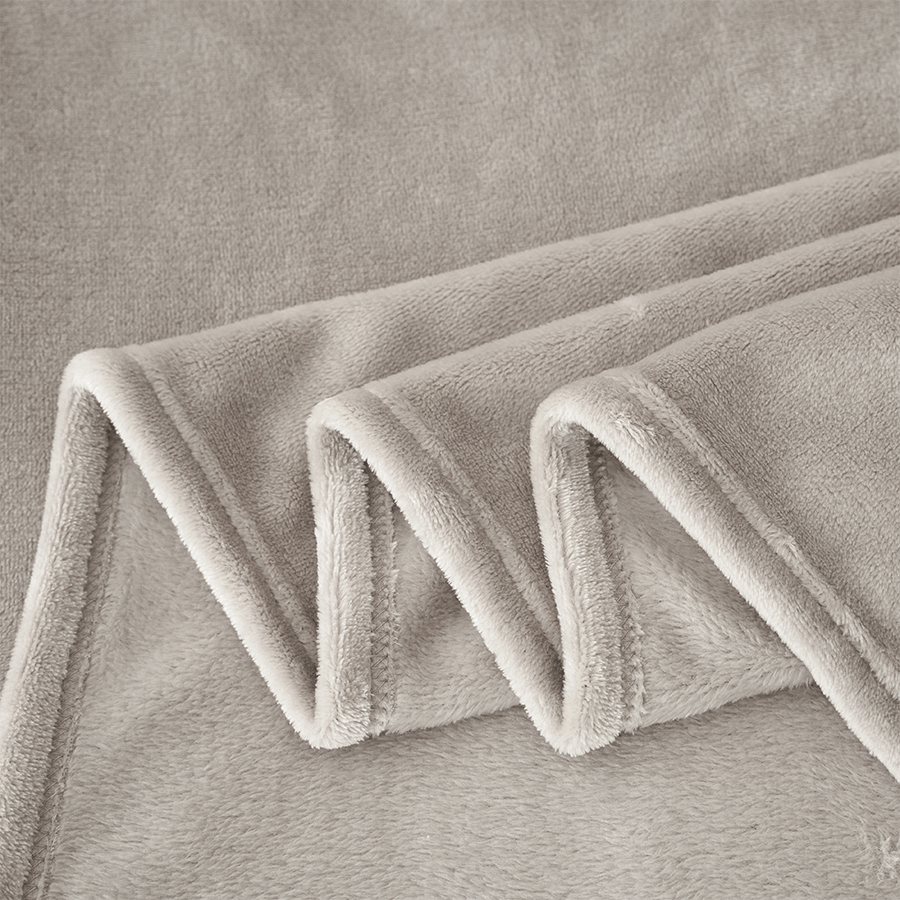 MORE RION OPTIONS Rion Plain Bedspread - Gray Rion Plain Bedspread - Gray Mandaue Foam