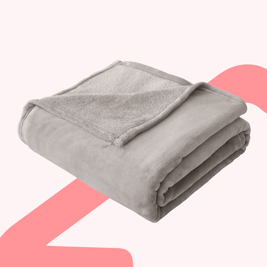 Rion Plain Bedspread - Gray