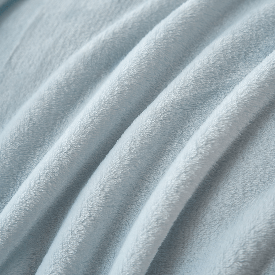 Rion Plain Bedspread - Light Blue