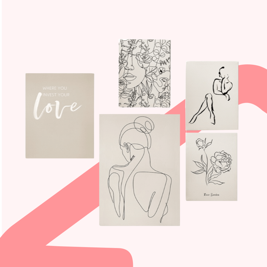 Ritt Set of 5 Canvas Wall Art