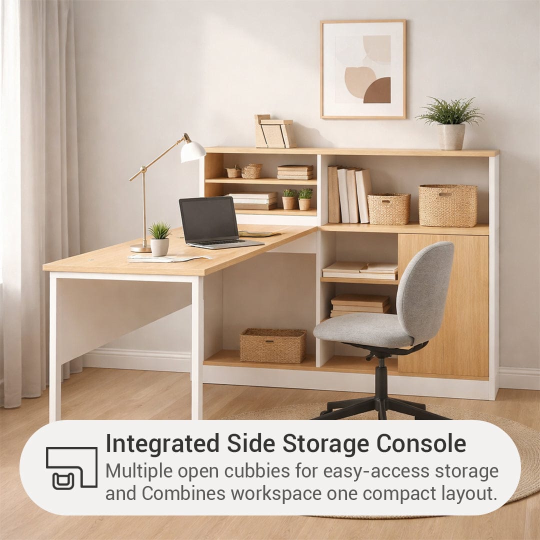 Rollins 1S Desk with Storage Cabinet