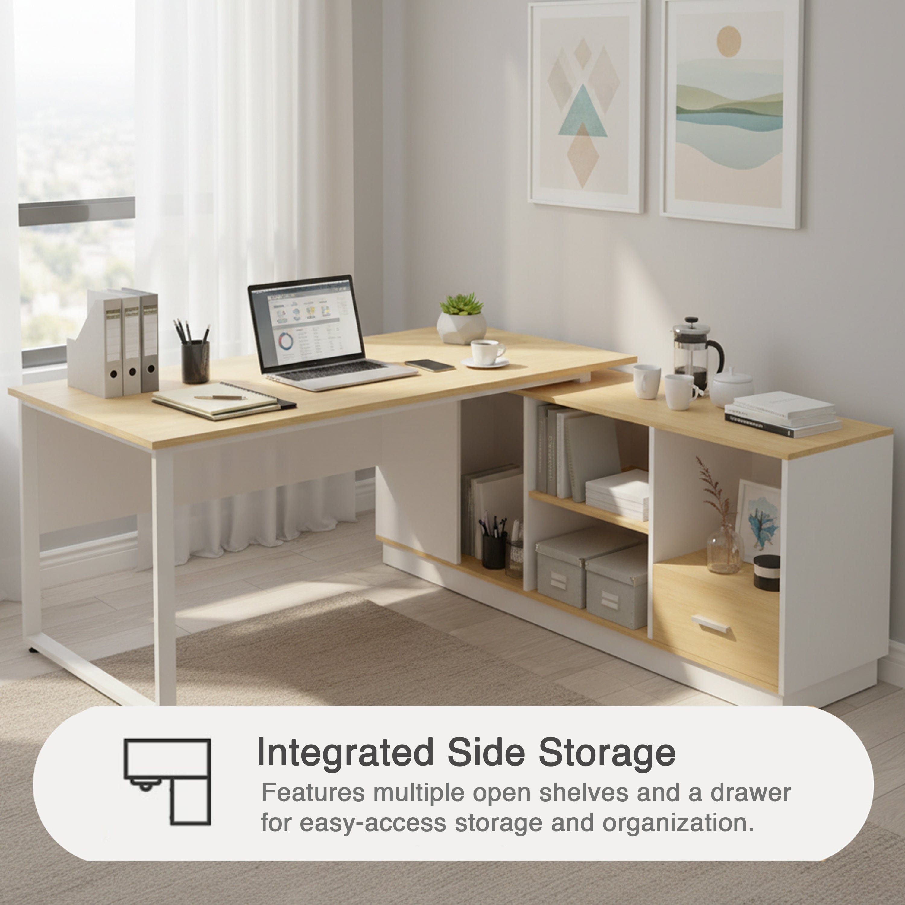 Rollins Left/Right Executive Desk